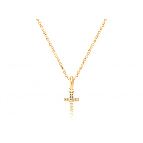 Златно колие Кръст