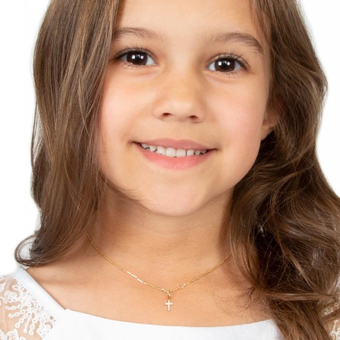 Златно колие Кръст