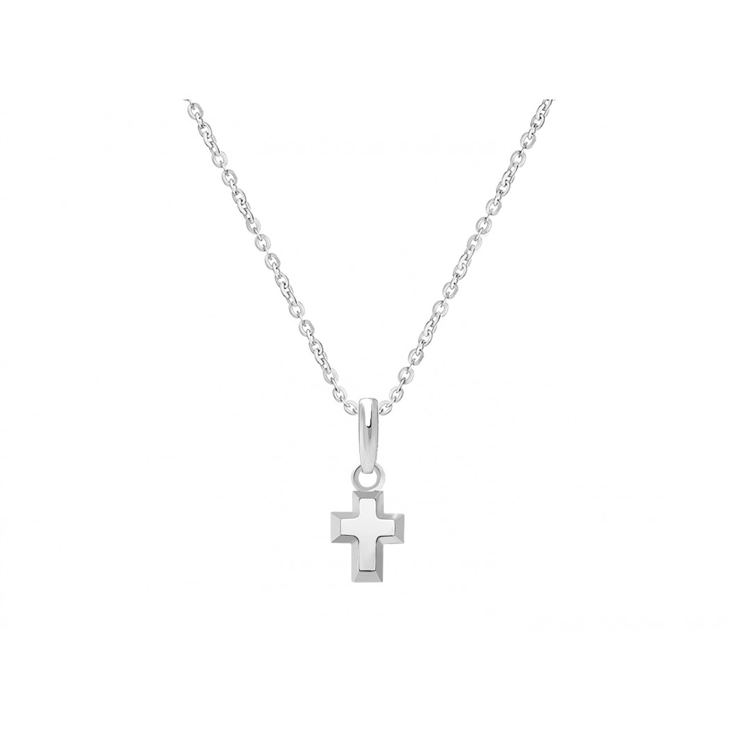 Златно колие Кръст Мини