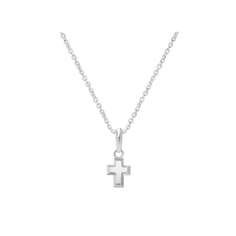 Златно колие Кръст Мини
