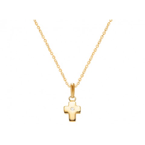 Златно колие Кръст
