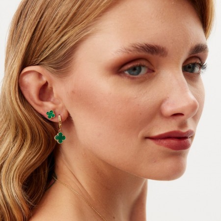 Златни обеци Golden Clover