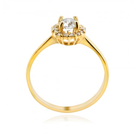 Годежен пръстен с диаманти Malissa