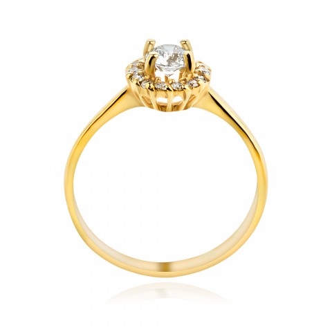 Годежен пръстен с диаманти Elie