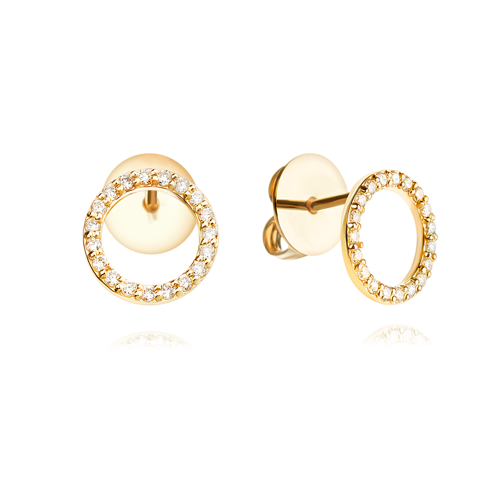 Обеци с диаманти Sola