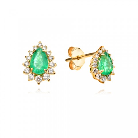 Oбеци с диаманти Emerald