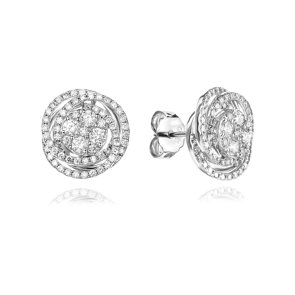 Обеци с Диаманти Embrace