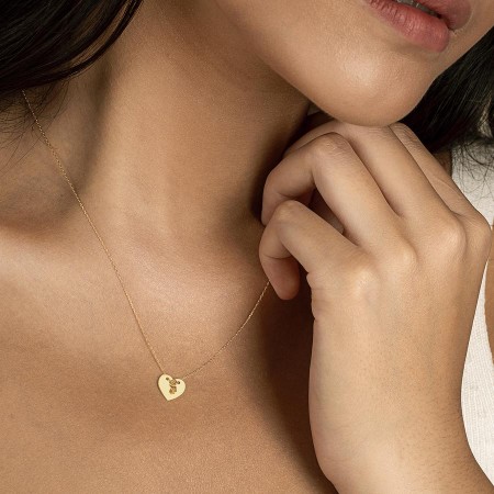 Златно колие с диамант Adora Златно колие с диамант Adora