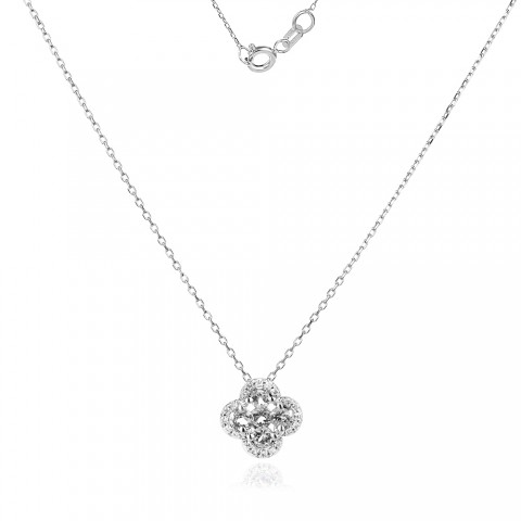 Колие с Диаманти Aura Clover