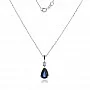 Колие с Диаманти и Сапфир Royal Blue