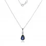 Колие с Диаманти и Сапфир Royal Blue