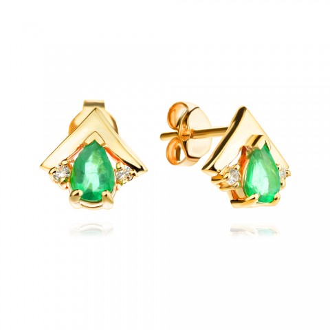 Oбеци с диаманти Emerald
