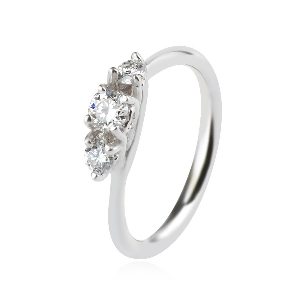 Годежен пръстен с диаманти Inara