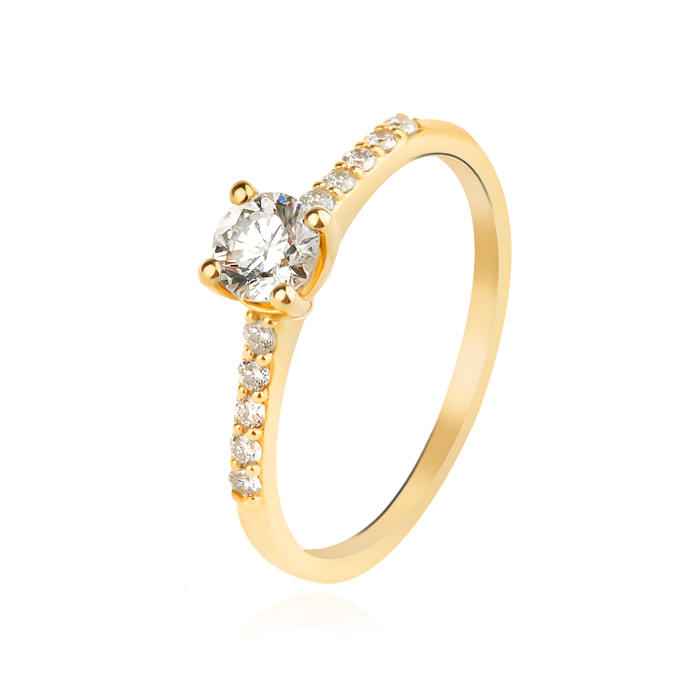 Годежен пръстен с диаманти Alia