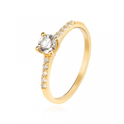Годежен пръстен с диаманти Ralina