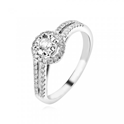 Годежен пръстен с диаманти Ralia