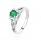 Годежен пръстен с диаманти Zina