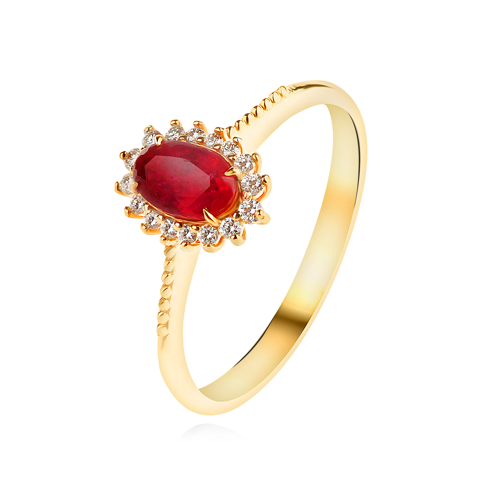 Пръстен С диаманти Pure Rouge