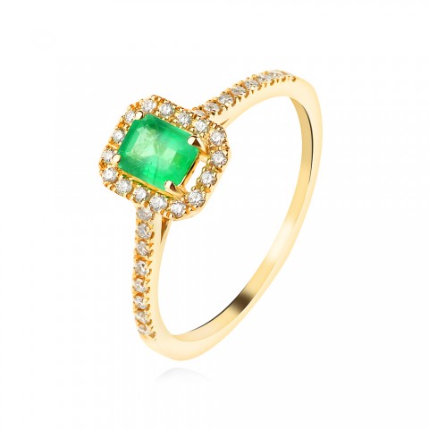 Пръстен С Диаманти Seven