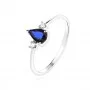 Пръстен С Диаманти и Сапфири Royal Blue