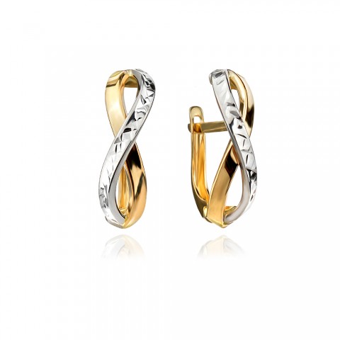 Златни обеци Pure Infinite