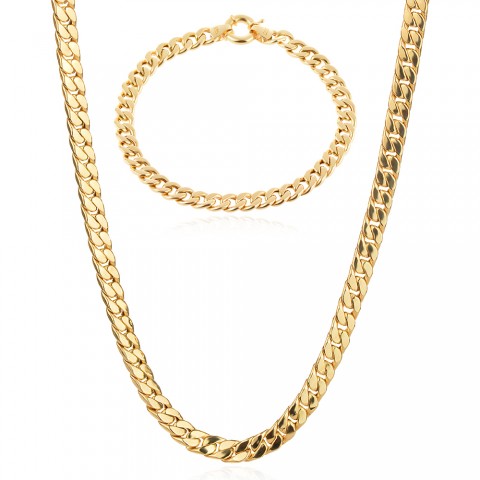 Златно колие Miami Cuban