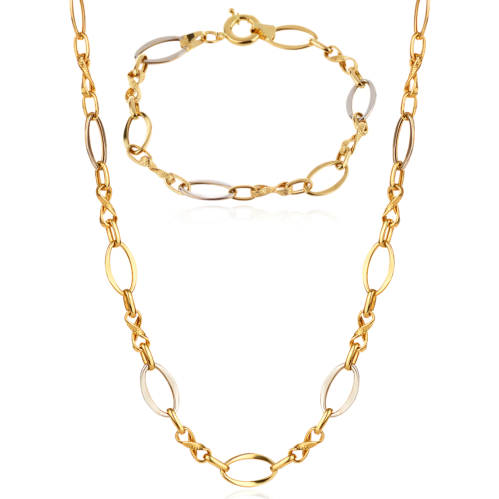  Златна гривна Infinite Shine