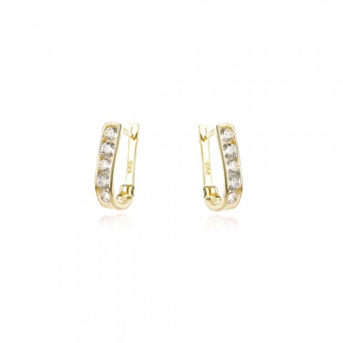 Златни детски обеци Whitey