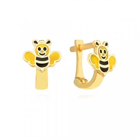 Златни детски обеци Buzzy