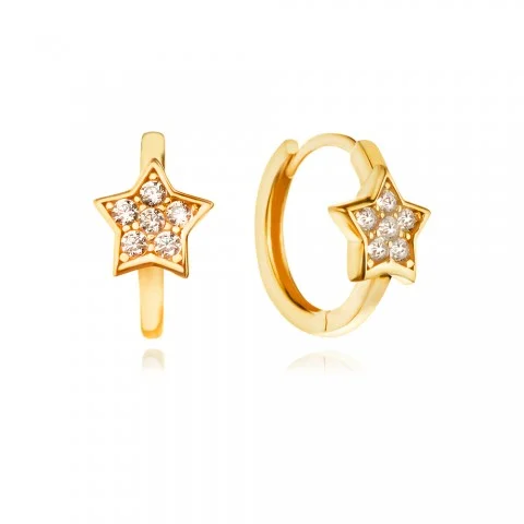 Златни детски обеци Brighty