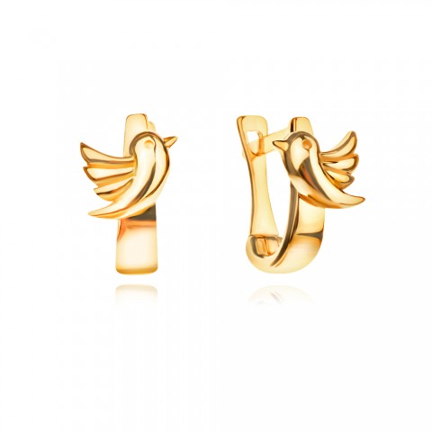 Златни детски обеци Virella