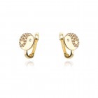 Златни детски обеци Zen