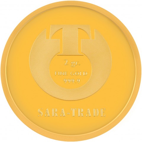 Златен медал за бебе момче 24К