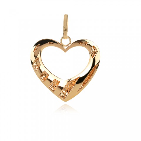 Златен медальон With Love