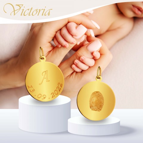 Златен медальон Baby Bliss