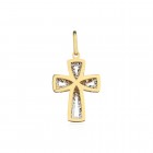 Златен медальон кръст Tino