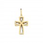 Златен медальон кръст Tino