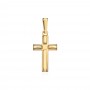 Златен медальон кръст Relix
