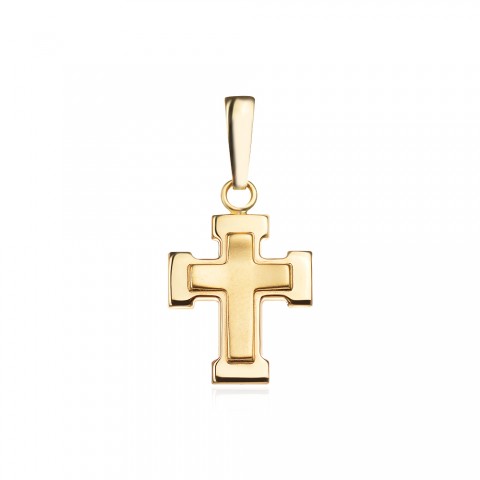 Златен медальон кръст Ravion