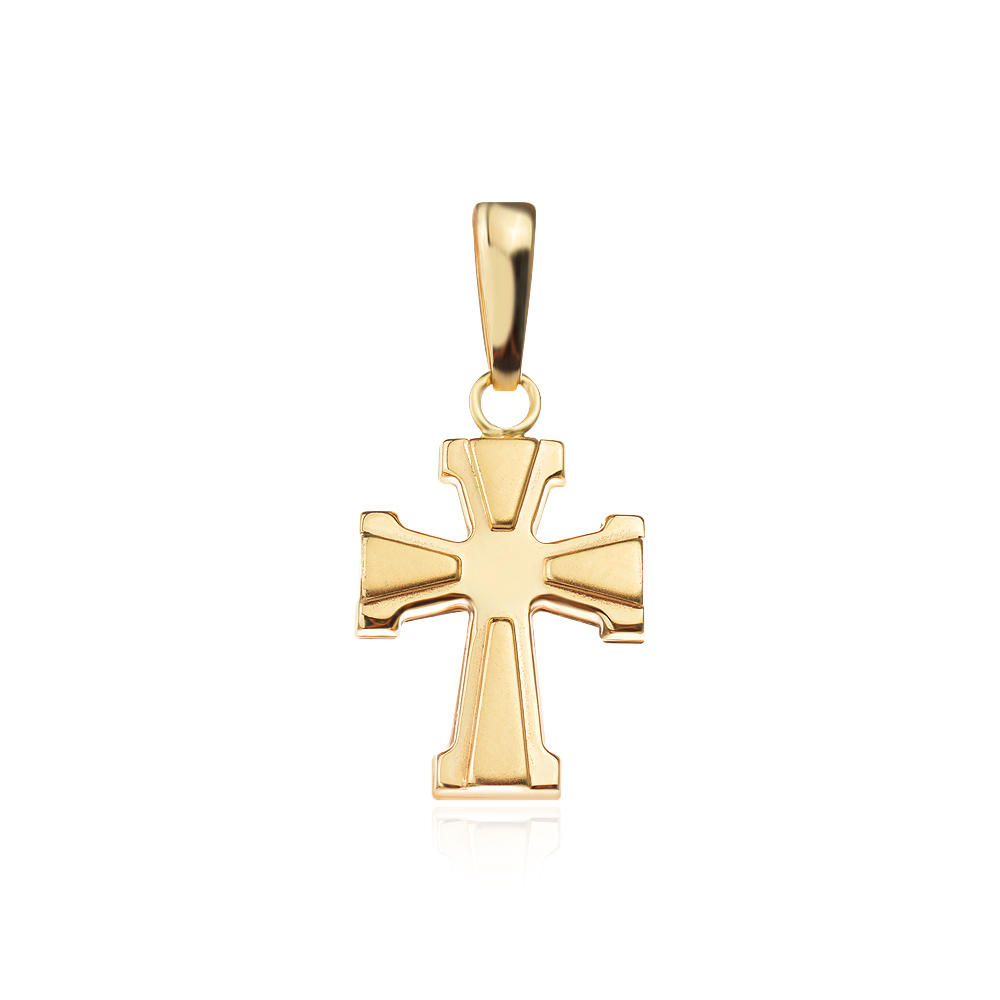 Златен медальон кръст Vione