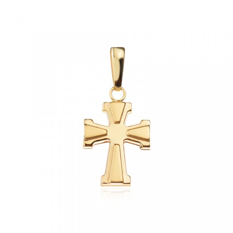 Златен медальон кръст Axio