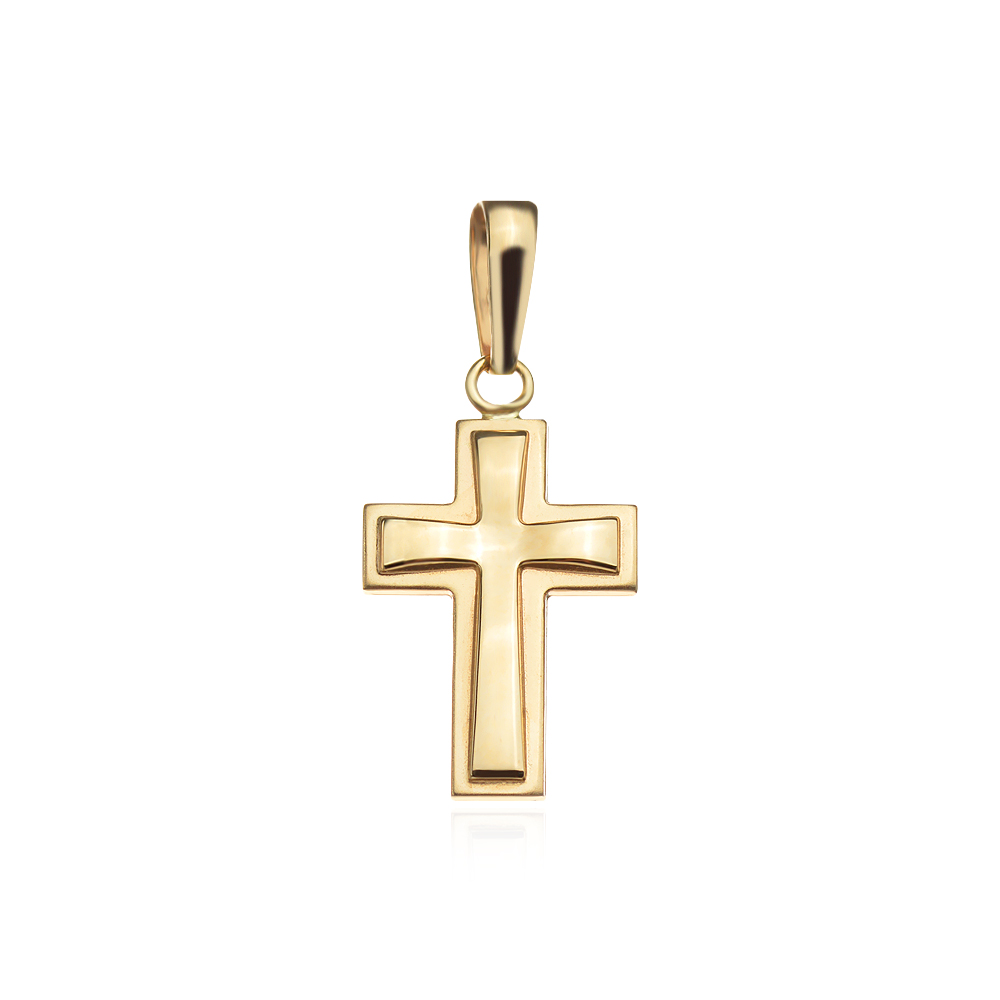 Златен медальон кръст Monac