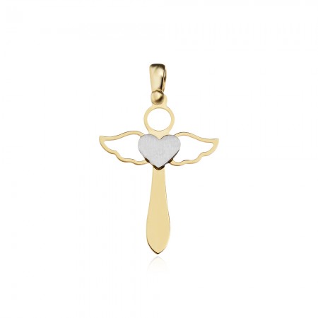 Златен медальон кръст Fenova
