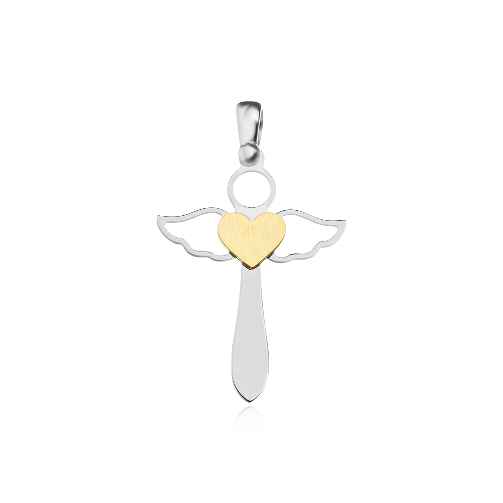 Златен медальон кръст Fenova