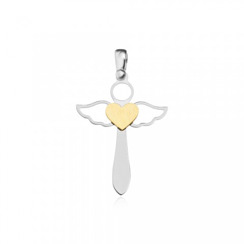 Златен медальон кръст Lirios