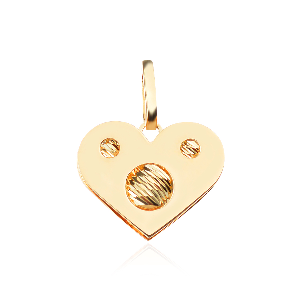 Златен медальон Heart
