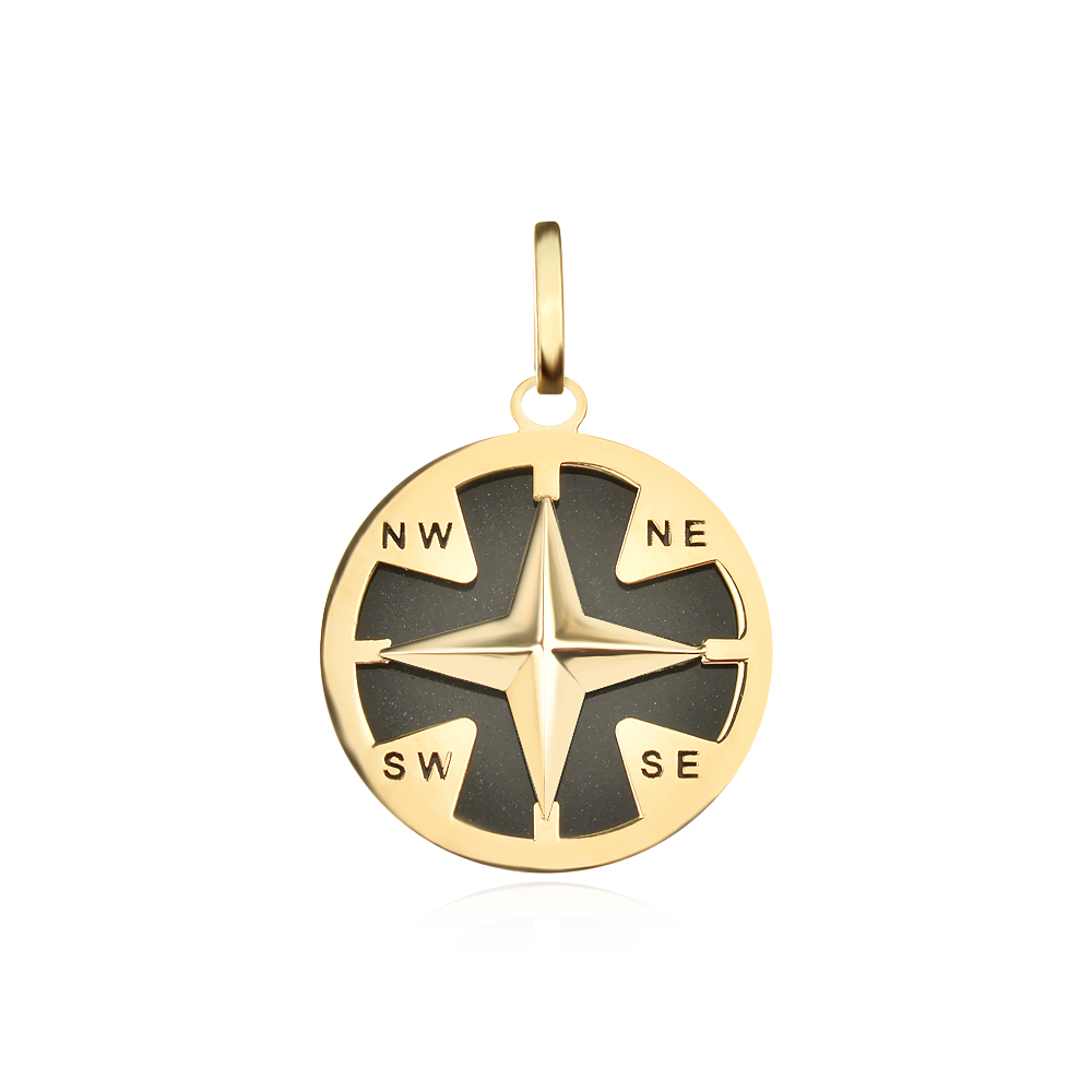 Златен медальон Compass