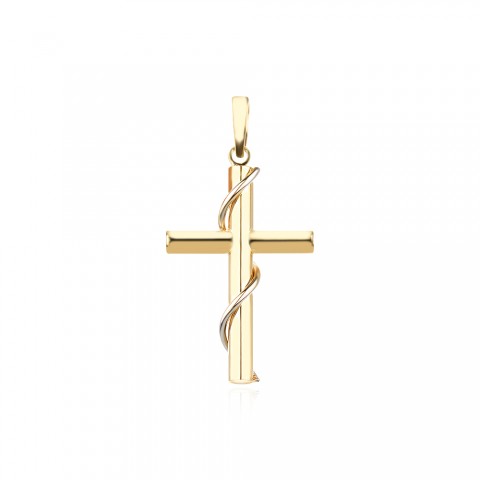 Златен медальон кръст Auric