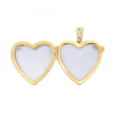 Златен медальон Сърце 