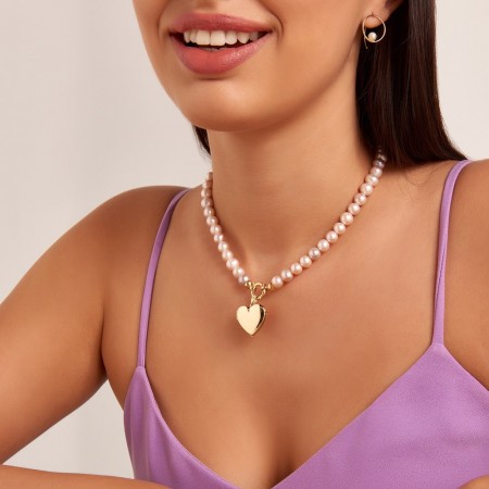 Златен медальон Сърце 